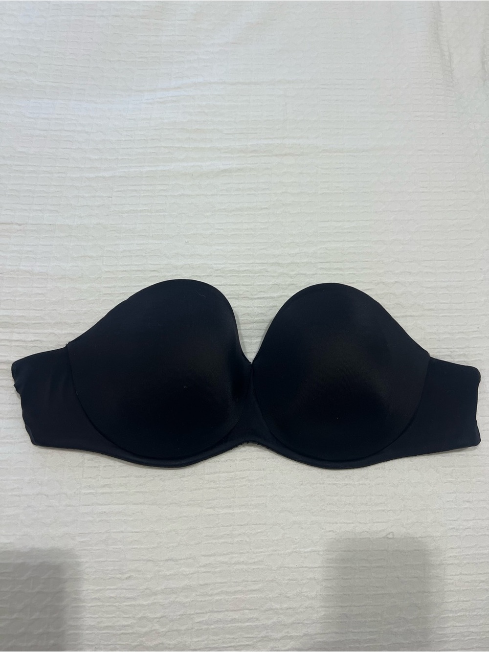 Ambrielle Black Strapless Bandeau Bra